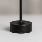 Pakraunamas stalinis šviestuvas TAVOLO JUODA 2.5W CCT USB-C pritemdomas