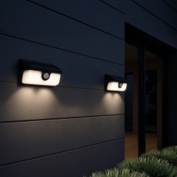 Saulės energija įkraunamas sieninis šviestuvas Link 5W 500lm 4000K