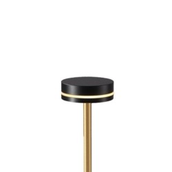 Pakraunamas stalinis šviestuvas SAM JUODA 5W 3000K USB-C pritemdomas