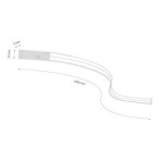 SLIM5 Magnetinės sistemos LED šviestuvas line 5mm 10W 4000K