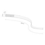 SLIM5 Magnetinės sistemos LED šviestuvas line 5mm 20W 4000K