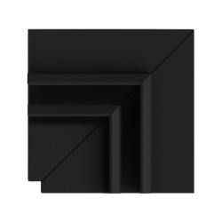 SLIM5 Magnetinės sistemos priglaistomo bėgelio kampinė jungtis 5mm