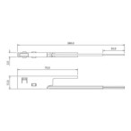 SLIM5 Magnetinės sistemos maitinimo kabelio jungtis 5mm