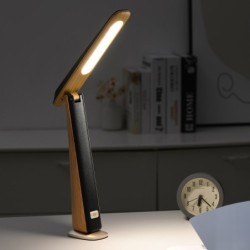 Stalinis šviestuvas TOP 4W LED CCT 3000K-5500K pritemdomas Juodas/medžio