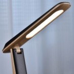 Stalinis šviestuvas TOP 4W LED CCT 3000K-5500K pritemdomas Juodas/medžio