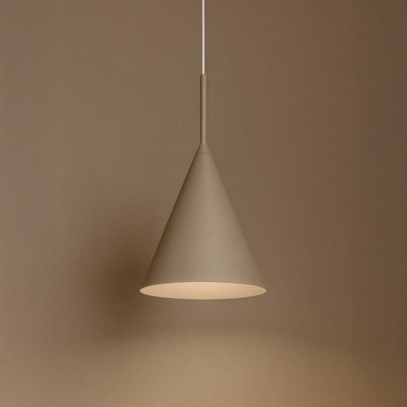 Pakabinamas šviestuvas CAPITAL TAUPE Ø17cm 1xGX53