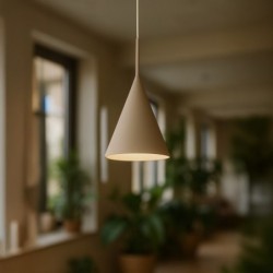 Pakabinamas šviestuvas CAPITAL TAUPE Ø17cm 1xGX53