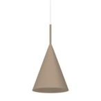 Pakabinamas šviestuvas CAPITAL TAUPE Ø17cm 1xGX53