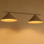 Pakabinamas šviestuvas CAPITAL TAUPE 2xGX53