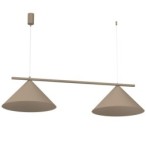 Pakabinamas šviestuvas CAPITAL TAUPE 2xGX53