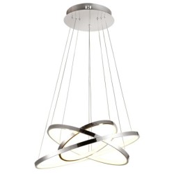 LUNE Pakabinamas šviestuvas 50 Apvalus triple LED 4000K Chromo