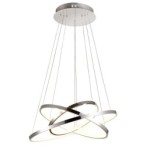 LUNE Pakabinamas šviestuvas 50 Apvalus triple LED 4000K Chromo