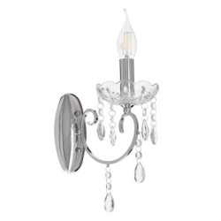 AURORA Sieninis šviestuvas 1*E14 Chromo