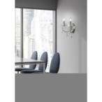 AURORA Sieninis šviestuvas 2*E14 Chromo