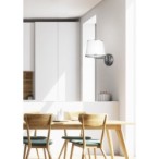 IBIS Sieninis šviestuvas 1xE14 Satino