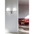 IBIS Sieninis šviestuvas 2xE14 Satino