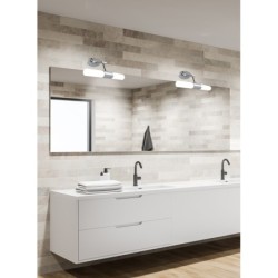 JADET Sieninis šviestuvas Bathroom 2xE14 Chromo