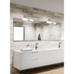 JADET Sieninis šviestuvas Bathroom 2xE14 Chromo