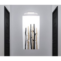 COVER Sieninis šviestuvas 15W LED 4000K Balta