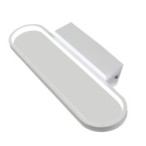 COVER Sieninis šviestuvas 15W LED 4000K Balta