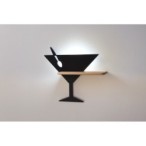 PICCOLO Sieninis šviestuvas 4W LED 4000K IQ KIDS Juoda FSC MIX 70%