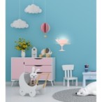 PICCOLO Sieninis šviestuvas 4W LED 4000K IQ KIDS RožinėFSC MIX 70%