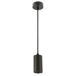 TUBO Pakabinamas šviestuvas Juoda 1X25W GU10 10CM Juoda
