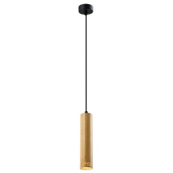 TUBO Pakabinamas šviestuvas Juoda 1X25W GU10 25CM Medžo