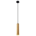 TUBO Pakabinamas šviestuvas Juoda 1X25W GU10 25CM Medžo
