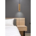 TUBO Pakabinamas šviestuvas Juoda 1X25W GU10 25CM Medžo