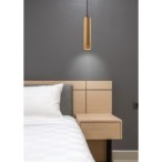 TUBO Pakabinamas šviestuvas Juoda 1X25W GU10 25CM Medžo