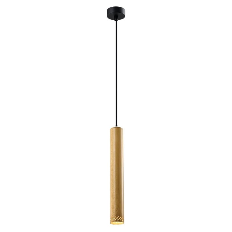 TUBO Pakabinamas šviestuvas Juoda 1X25W GU10 40CM Medžo