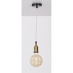 Pakabinamas šviestuvas RL-LPP060A 1xE27 Juoda /Platinos