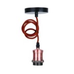 Pakabinamas šviestuvas RL-LPP060BX 1xE27 Juoda /Platinos