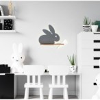 RABIT Sieninis šviestuvas 4W LED 4000K IQ KIDS Pilka+Balta