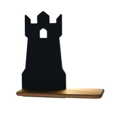 TOWER Sieninis šviestuvas 4W LED 4000K IQ KIDS Juoda