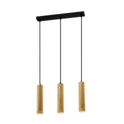 TUBO Pakabinamas šviestuvas Juoda 3X25W GU10 25CM Medžo
