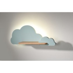 CLOUD Sieninis šviestuvas 5W LED IQ KIDS Mėlyna
