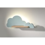 CLOUD Sieninis šviestuvas 5W LED IQ KIDS Mėlyna