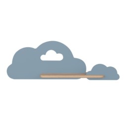 CLOUD Sieninis šviestuvas 5W LED IQ KIDS Mėlyna