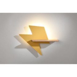LIGHTNING Sieninis šviestuvas 4W LED IQ KIDS Aukso