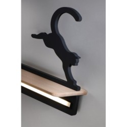 CAT Sieninis šviestuvas 5W LED IQ KIDS Juoda