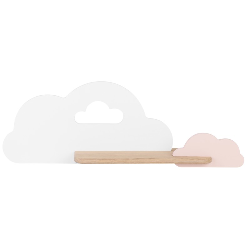 CLOUD Sieninis šviestuvas 5W LED IQ KIDS Balta +Pink