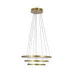 LUNE Pakabinamas šviestuvas D:50+40+30 Aukso LED 4000K
