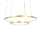 LUNE Pakabinamas šviestuvas D:50+30 Aukso LED 4000K