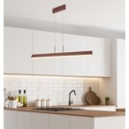 COCONUT Pakabinamas šviestuvas 100X8 28W LED Ruda 4000K