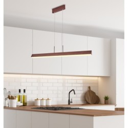 COCONUT Pakabinamas šviestuvas 100X8 28W LED Ruda 4000K