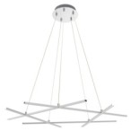 ANDROS Pakabinamas šviestuvas 82X78 LED Sidabro 4000K