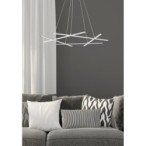 ANDROS Pakabinamas šviestuvas 82X78 LED Sidabro 4000K