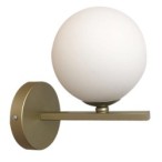 KAMA Sieninis šviestuvas 1xG9 BRASS